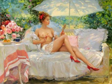 Desnudo Painting - Pretty Woman KR 034 Desnudo impresionista